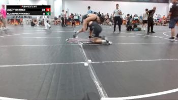 218 lbs 1st Place Match - Elijah Gawronski, Top Rank vs Avery Rhymer, C2X
