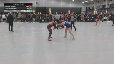 155 lbs Champ. Rd Of 16 - Chloe Wehry, Pinnacle Wrestling School vs Joanna Henry, 3F Wrestling