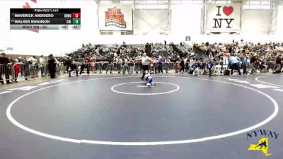 50 lbs Champ. Round 1 - Maverick Andidero, Deep Roots Wrestling Club vs Walker Swanson, Club Not Listed