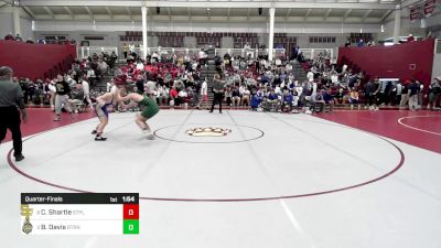 175 lbs Quarterfinal - Caleb Shartle, St. Paul's School vs Bo Davis, Blessed Trinity