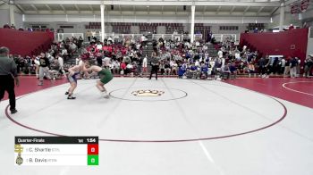 175 lbs Quarterfinal - Caleb Shartle, St. Paul's School vs Bo Davis, Blessed Trinity