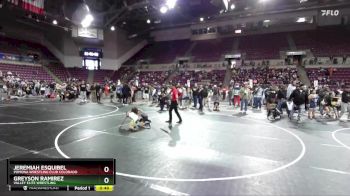 63 lbs Cons. Round 2 - Jeremiah Esquibel, Pomona Wrestling Club Colorado vs Greyson Ramirez, Valley Elite Wrestling