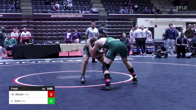 197 lbs Final - Kael Wisler, Michigan State vs Lucas Daly, Michigan State