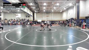 126 lbs Consi Of 8 #2 - Ryan Gomes, Ludlow vs Maxon Brunette, Franklin County