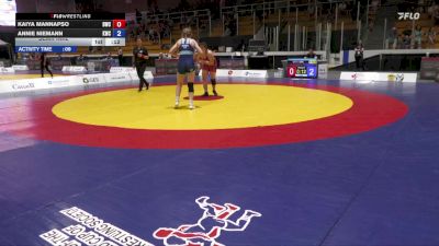 65kg Semifinal - Kaiya Mannapso, Bhullar Wrestling Club vs Annie Niemann, Kingston Wrestling Club