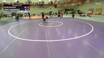 110 A Champ. Round 1 - Trinity Pendergrass, Quincy vs Rylee Balcazar, Chadron State