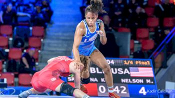 59 kg 1/4 Final - Krystsina Sazykina, Belarus vs Maya Nelson, United States
