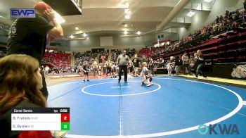 37-40 lbs Consolation - Bradley Francis, Skiatook Youth Wrestling vs Genesis Byrne, Miami Takedown Club