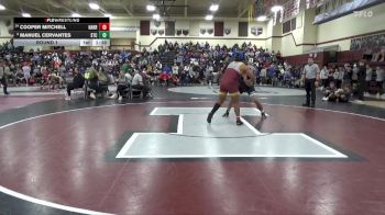 215 lbs Round 1 - Manuel Cervantes, South Tama County vs Cooper Mitchell, Harrisburg