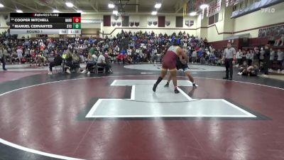 215 lbs Round 1 - Manuel Cervantes, South Tama County vs Cooper Mitchell, Harrisburg