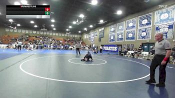 126 lbs Semifinals (4 Team) - Gabriel Morones, Paso Robles vs Jayden Olivas, Clovis East
