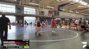 152 lbs Round 4 - Teegan Robinson, Patriots Wrestling Club-Dothan vs Alexea Lawson, Mustang Wrestling Club
