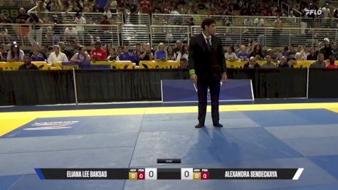 Alexandra Sendeckaya vs Eliana Lee Baksas 2025 Pan Kids Jiu-Jitsu IBJJF Championship