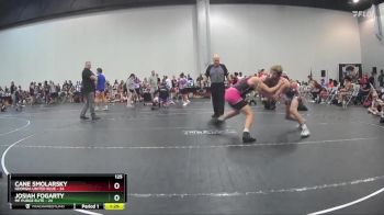 125 lbs Round 2 (10 Team) - Cane Smolarsky, Georgia United Blue vs Josiah Fogarty, MF Purge Elite