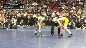 3A-113 lbs Semifinal - Nico DeSalvo, Southeast Polk vs Benjamin Walsh, Ankeny