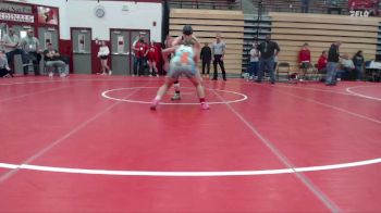 125 lbs Cons. Round 2 - Brooklyn Enlow, Henryville High School vs Raegan Quattlebaum, Monroe Central Club Wrestling