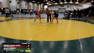 184 lbs Cons. Round 5 - Kevin Clements, San Francisco State vs Robert Easton Hopes, Northwest College