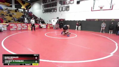 157 lbs Cons. Round 3 - Hugo Rosales, Bell Gardens vs Vincent R Marquez, Santa Fe