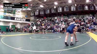144 lbs Champ. Round 3 - Gage Older, Whitmer vs Blake Cancel, Elyria