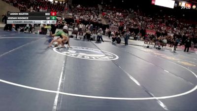 5A 113 lbs Champ. Round 1 - Aiden Martin, Middleton vs Joziah Koonce, Lakeland