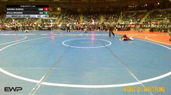 78 lbs Round Of 16 - Savina Burgo, Commandos Wrestling Academy vs Nyla Rhodes, Nebraska Boyz
