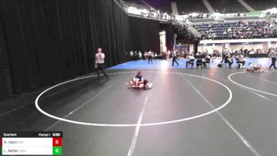 Girls 3rd-4th Grade - 71 Quarters - Loxley Reiter, Iowa vs Niyah Hoyt, Sebolt Wrestling Academy