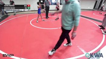 74-82 lbs Rr Rnd 2 - Olivia Reeves, Wyandotte Youth Wrestling vs Kirsten Kelso, Tiger Trained Wrestling