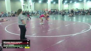 135 lbs Round 7 (8 Team) - Rylan Hansen, Nebraska Wonder Women (A Team) vs Bryanne Grace Kaminsky, Charlies Angels Florida Black