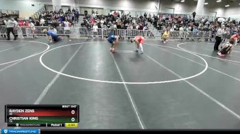 126 lbs Champ. Round 2 - Christian King, TX vs Rayden Zens, SD