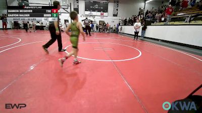 52 lbs Final - Damion McGehee, Team Tulsa Wrestling Club vs Easton Nalder, Skiatook Youth Wrestling