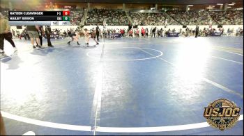 130 lbs Rr Rnd 3 - Kayden Cleavinger, F-5 Grappling vs Hailey Sisson, Shelton Wrestling Academy