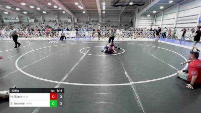 106 lbs Rr Rnd 2 - Hayden Black, 84 Athletes Black vs Sammy Iodanisi, Pursuit Wrestling Academy - Black