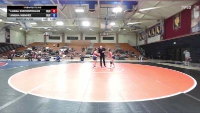 138 lbs Round 3 - Jimena Mendez, Santa Rosa Junior College vs Luana Stathopoulos, Santa Rosa Junior College