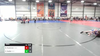 106 lbs Rr Rnd 1 - Bradley Ruckman, Team Nauman Silver Fox vs Drew Sadler, Patton Trained Blue