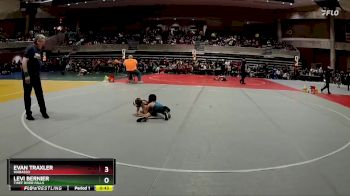 50 lbs Cons. Round 2 - Levi Bernier, Thief River Falls vs Evan Traxler, Wabasso