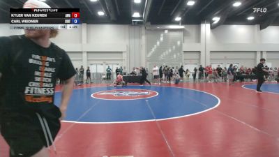 120 lbs Cons. Sub-quarters - Kyler Van Keuren, Askren Wrestling Academy vs Carl Weidner, Southern IL Reginal Training