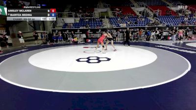 100 lbs Champ. Rd Of 64 - Ainsley McLaren, IA vs Maritza Medina, ID