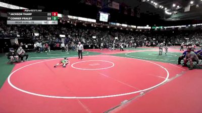 75 lbs Cons. Round 3 - Jackson Tharp, STC2 vs Conner Fraley, DONA