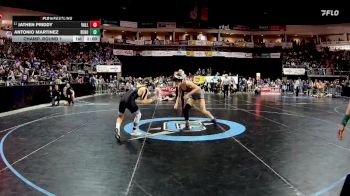 4A 127 lbs Champ. Round 1 - Jathen Priddy, Valley vs Antonio Martinez, Del Norte