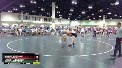 195 lbs Placement Matches (16 Team) - August Bouchard, Montana Senior vs Landen Ludrowsky, Oregon Clay Wrestling