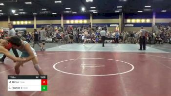 Match - Mason Ritter, Tomahawk Wrestling Club vs David Franco II, Team S