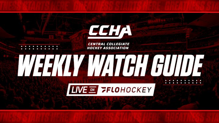 FloHockey CCHA Weekly Watch Guide: 1/24-1/30