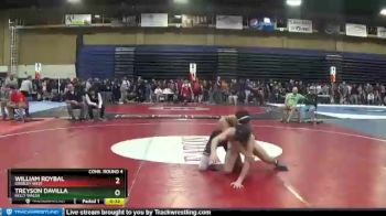 132 lbs Cons. Round 4 - TREYSON DAVILLA, Kelly Walsh vs William Roybal, Greeley West