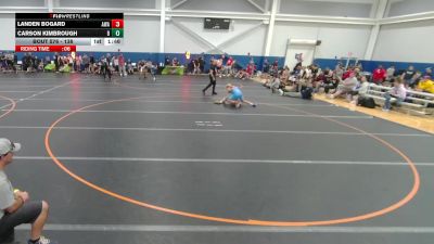 138 lbs Cons. Round 3 - Carson Kimbrough, Unattached vs Landen Bogard, AWA