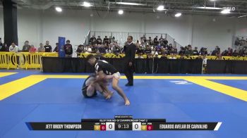 Eduardo Avelar De Carvalho vs Jett Brody Thompson 2026 Pan IBJJF Jiu-Jitsu No-Gi Championship