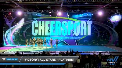 Victory! All Stars - Platinum [2020 Senior XSmall 6 Division A Day 2] 2020 CHEERSPORT National Cheerleading Championship