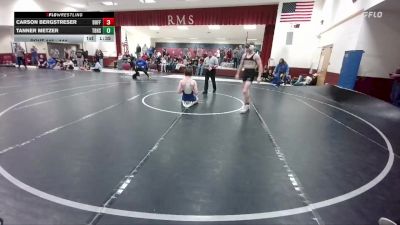 144 lbs Cons. Round 5 - Carson Bergstreser, Buffalo vs Tanner Metzer, Thunder Basin