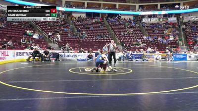 133 lbs First Round - Patrick Steuer, Governor Mifflin vs Sean Murray, Upper Perkiomen