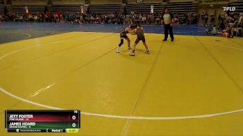 75 lbs Semis & 1st Wrestleback (8 Team) - Jett Foster, Pine Island vs James Hoard, Grand Rapids