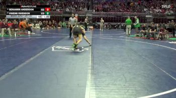 2A-120 lbs Cons. Round 2 - Benjamin Anderson, Independence vs Owenn Swenson, Vinton-Shellsburg